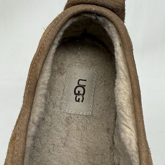 UGG Maksim Chukka Ankle Boots Mens 12 Brown Suede Shearling Lined Preppy 1126879 - Picture 12 of 16